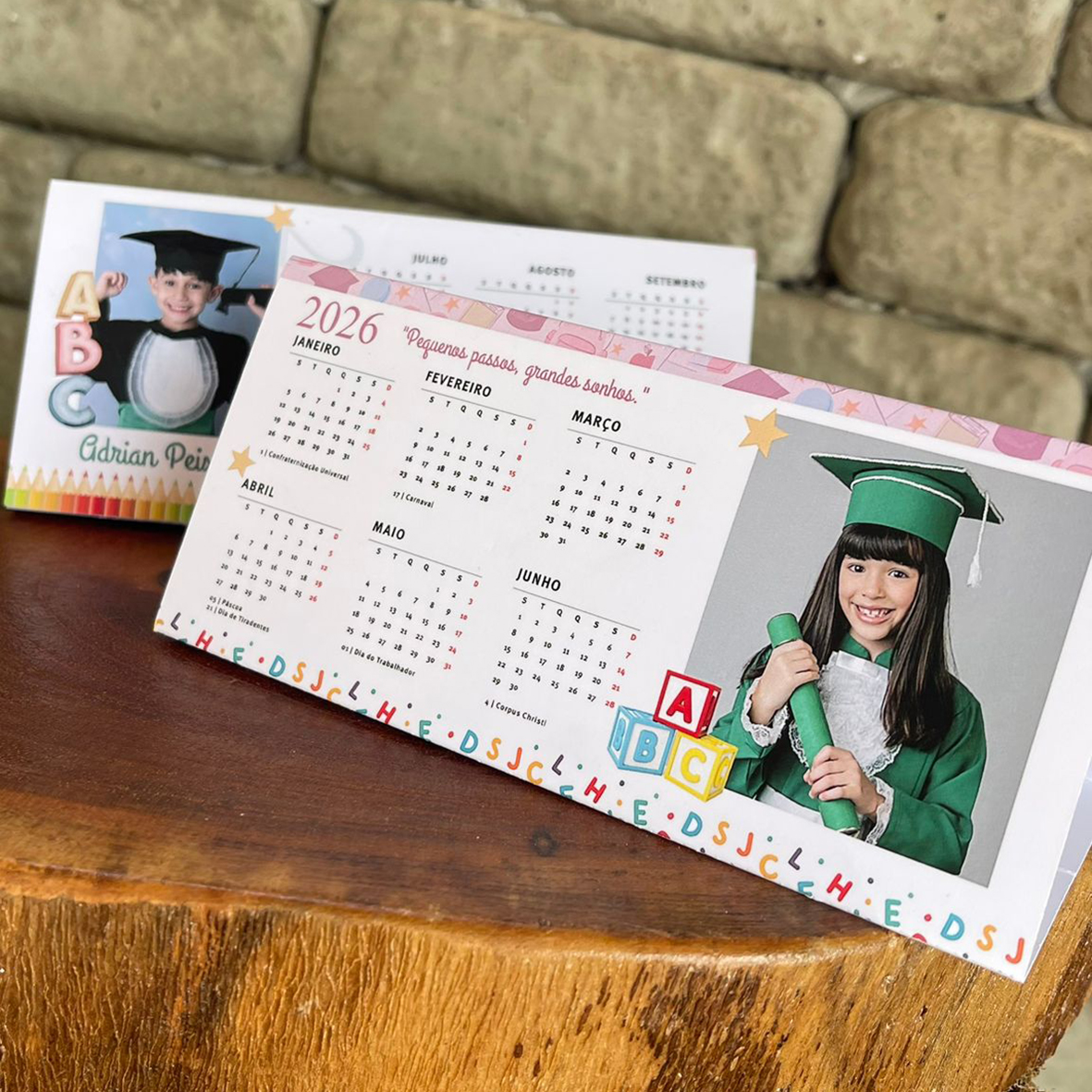 Calendário de Mesa 7x14